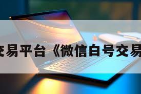 微信白号交易平台《微信白号交易平台官网》
